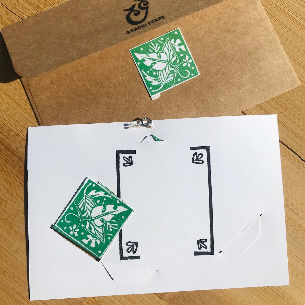 Jungle - Hand-Printed Paper Ornament (DIY)