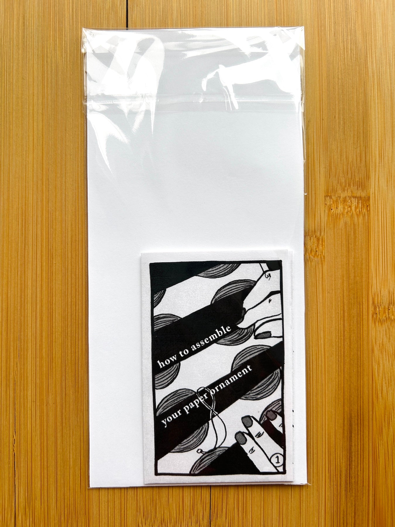 Gold Fishes - Hand-Printed Paper Ornament (DIY)