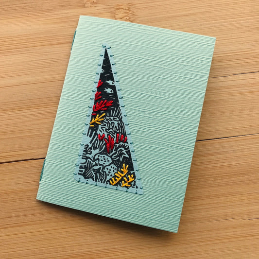 Coral Reef - Original Linocut Art Card (Individual)