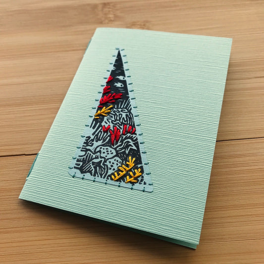 Coral Reef - Original Linocut Art Card (Individual)